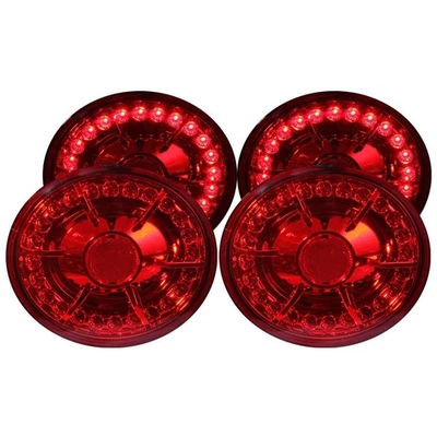 Lanterna traseira de LED Anzo 321168 para Chevrolet Corvette 2005-2012 esquerda e direita cromada - Imagem 1 de 2