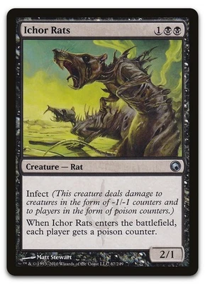 Ichor Rats #67 (LP) Scars of Mirrodin SOM Magic MTG - Image 1 of 2