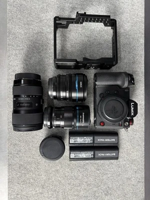 Panasonic Lumix S1H Mirrorless Camera 24.2MP DC-S1H ( With Lenses Full Set ) - Image 1 of 4