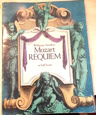 MOZART Requiem in Full Score..Dover Study Ed..Instruments/Voices..S/Cov .VGCond - Image 1 of 4