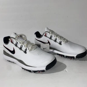 Scarpe da golf Nike Tiger Woods TW14 da uomo taglia 13 larghe 605390-100 bianco nero rosso - Foto 1 di 6