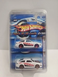 2- Hot Wheels 2006 First Editions Toyota AE86 Short Card & FTE W/PROTECTOR - Picture 1 of 15