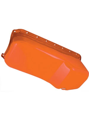 Trans-Dapt Engine Oil Pan OEM Style Rear Sump 4 qt Stock Depth Steel Ora (9920) - Image 1 of 4
