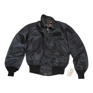 COCKPIT USA USN Fighter Jacket Men Black Sz M NWT - Picture 1 of 5