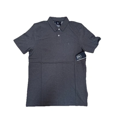 Volcom Men's Wowzer Modern Fit Short Sleeve Polo Shirt Dark Grey Medium A0111600 - Image 1 of 4