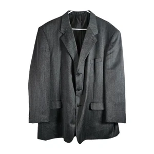 Albert Nipon Men's Size 50R Gray  Blazer Jacket Wool "Golden Fil" Lined EUC  - Picture 1 of 9