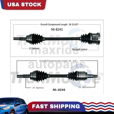 Junta de eje CV del lado del conductor del pasajero delantero para INFINITI FX35 3,5 L Foto 1 de 3