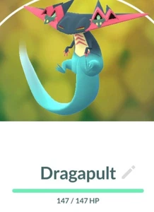 🍀POKEMON GO - Dragapult *Lv50 y 3 Movimientos* PVP Master League🍀 - Imagen 1 de 2