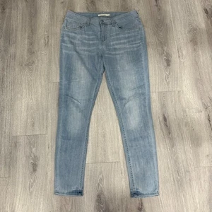 Levi’s 535 Super Skinny Jeans Women’s Size 31 Light Wash Stretch Denim Red Tab - Picture 1 of 6
