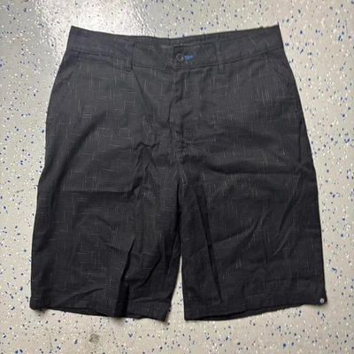 VTG Rusty Black White Checkered Shorts Mens 32 Skater Athletic Y2K - Image 1 of 4