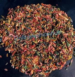 Natural Multi Tourmaline Rough Loose Gemstones With Free Gift Making Jewelry - Picture 1 of 7