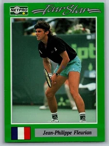 Tarjeta deportiva de tenis 1991 NetPro Tour Stars #97 Jean-Philippe Fleurian Francia - Imagen 1 de 2