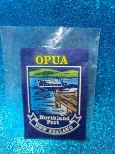FELT Badge / Patch π Souvenir OPUA NORTHLAND PORT NZ π FREE POST - Picture 1 of 1