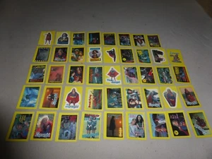 VINTAGE 1984 TOPPS SUPERGIRL WOMAN MAN MOVIE 44 STICKER CARD COMPLETE SET PUZZLE - Picture 1 of 11