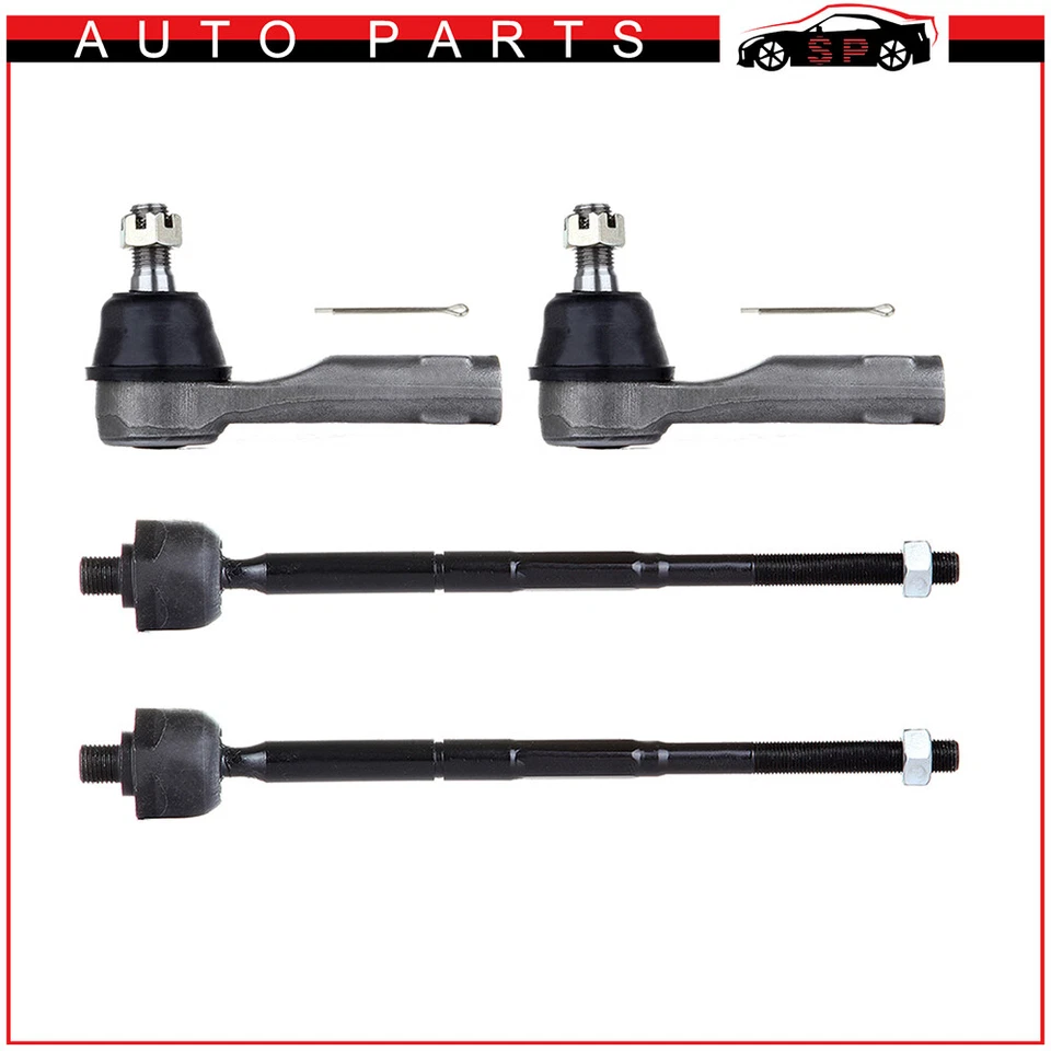 4 шт новых передних внутренних внешних анкерных стержней для Nissan Sentra 2002-2006 годов выпуска - Изображение 1 из 1