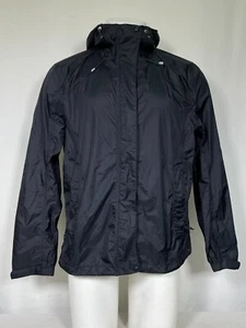 L.L.Bean Black Full Zip Anorak Hooded Windbreaker Jacket Men's XL - Picture 1 of 9