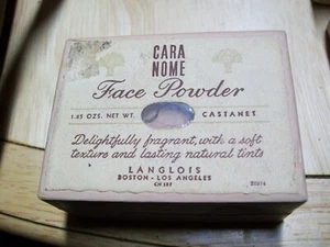 NOS Vintage CARA NOME FACE POWDER "Castanet" 1.85 oz - Picture 1 of 4