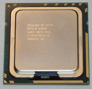 Intel Xeon X5570 SLBF3 Quad Core CPU Processor 2.93GHz 8MB Smart Cache LGA 1366 - Picture 1 of 1