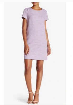 Cece Cynthia Steffe Kayte Lilac Tweed Dress Women's Size 2 - Image 1 of 4