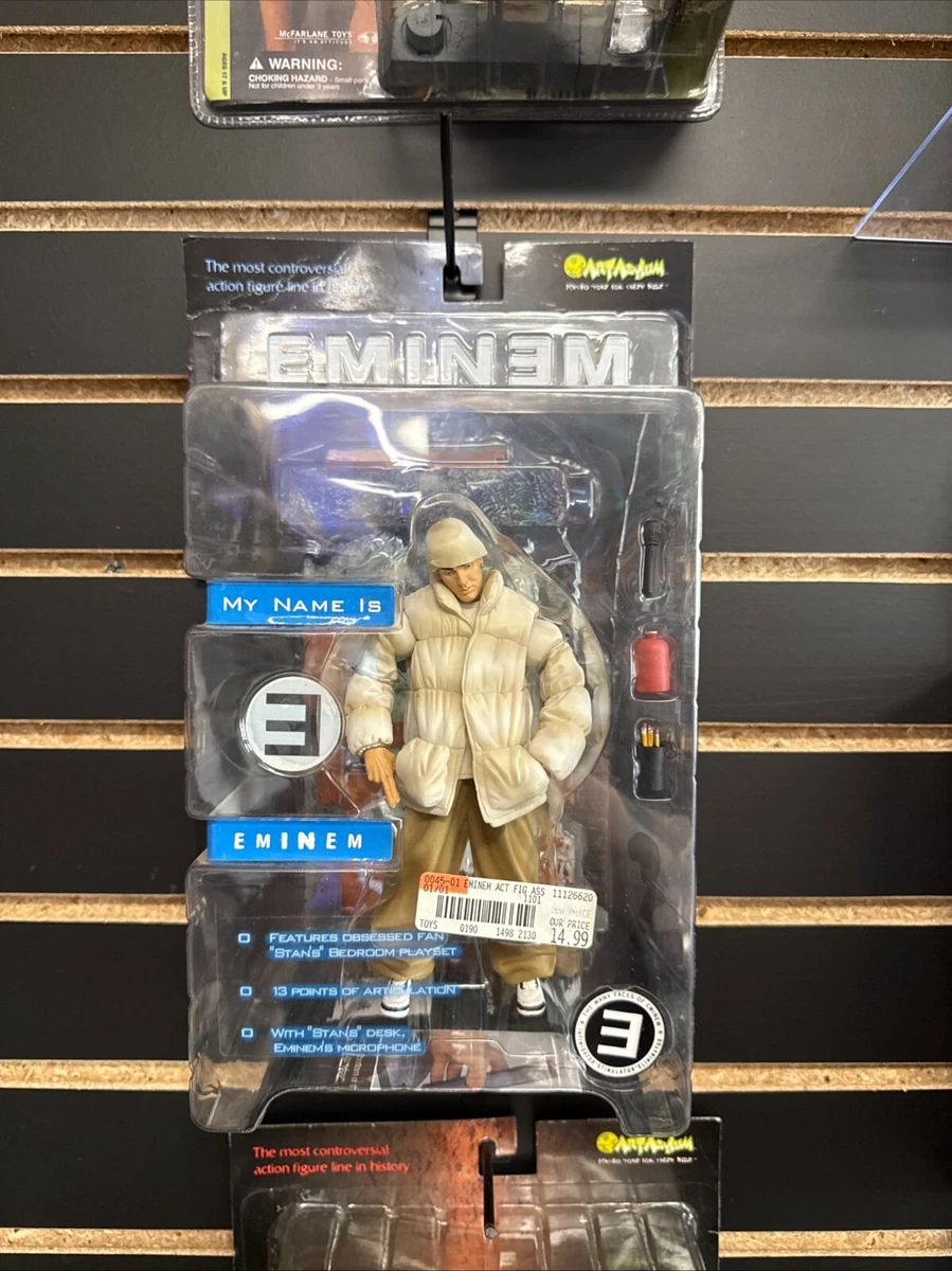 RARE 2001 Eminem My Name is Slim Shady Action Figure Set of 2