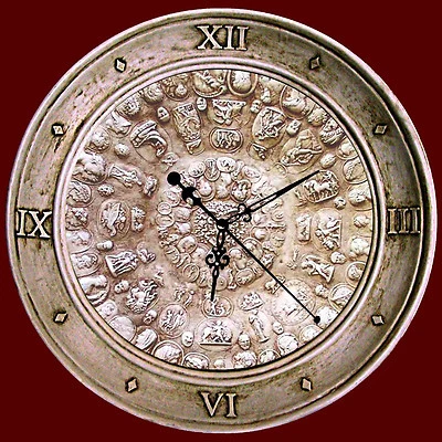 Reloj de Pared Escultura Decoración del Hogar Estatuilla Arte Estatua Plato Cellini 50cm Australiano Foto 1 de 2