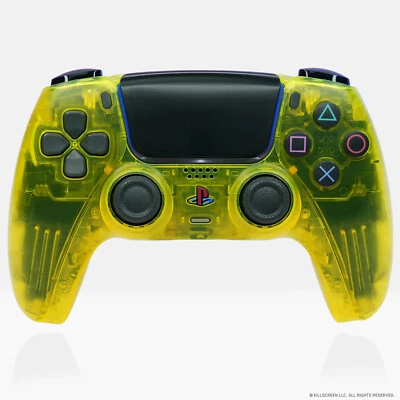 Lemon Yellow PS5 Controller Killscreen Clear Retro DualSense Clicky Mouse Click - Image 1 of 4