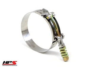 HPS (146mm-154mm) Stainless Steel Spring Loaded T-Bolt Clamp for 5.5" 140mm Hose - Foto 1 di 1