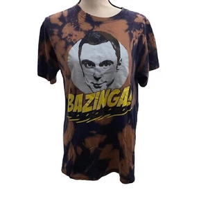 Big Bang Theory Medium Reverse tie dye Bazinga Tshirt - Picture 1 of 4