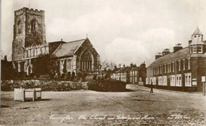 FOTO POSTAL REAL DE LA IGLESIA DE EASINGTON, CERCA DEL CASCO, EAST YORKSHIRE, WEBSTERS - Imagen 1 de 2