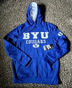 NEW BYU Cougars Colosseum Mens Hoodie Polyester Athletic Sweatshirt (Medium) - Picture 1 of 3