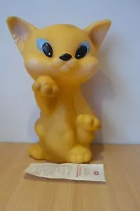 GIFT FOX CUB Rubber Squeeze Bath Toy Soviet USSR - Picture 1 of 6