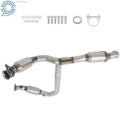 2009-13 For GMC For Chevy Silverado Sierra 1500 Tahoe Yukon Catalytic Converter - Изображение 1 из 4