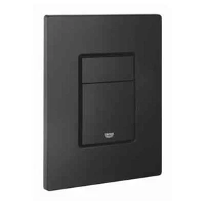 Grohe Skate Cosmopolitan WC Dual Flush Button Phantom Black Wall Plate 38732KF0 - Picture 1 of 3
