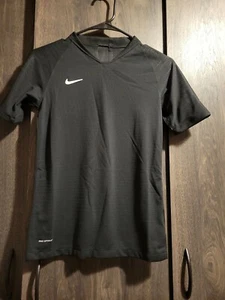 NWT Nike Vaporknit 2 Soccer Football Jersey Aeroswift AQ2711-010 Black Youth M - Picture 1 of 7