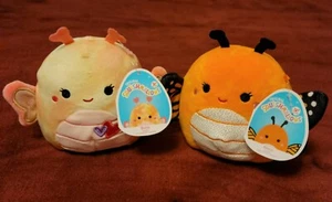 NWT Kellytoy Squishmallow Mony And Balia 5" The Butterfly New Stuffed Animals - Picture 1 of 9