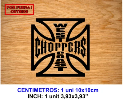 Sticker Vinilo Vinyl Aufkleber Autocollant West Coast Choppers Bike Chopper Prf