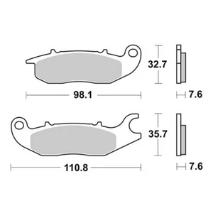 Brake Pads SBS 180HM - Picture 1 of 1