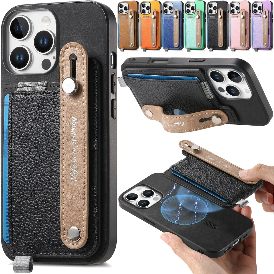 For Google 9 Pro XL 8/7 Pro 8a 7a Phone Case Magnetic Detachable ID Card Holder - Image 1 of 4