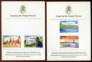 VANUATU PRINTERS PROOFS 1985 5th ANN OF INDEPENDENCE - Picture 1 of 2