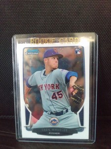 2013 Bowman Chrome Draft Picks & Prospects Zack Wheeler Rookie # 20