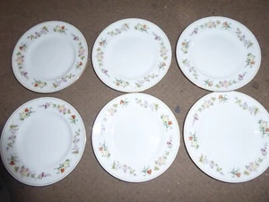 Collectors Wedgwood Mirabelle 6 salad plates 8.25" - Picture 1 of 3