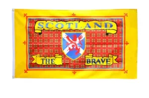 Fahne Schottland Scotland The Brave Flagge schottische Hissflagge 90x150cm - Bild 1 von 1