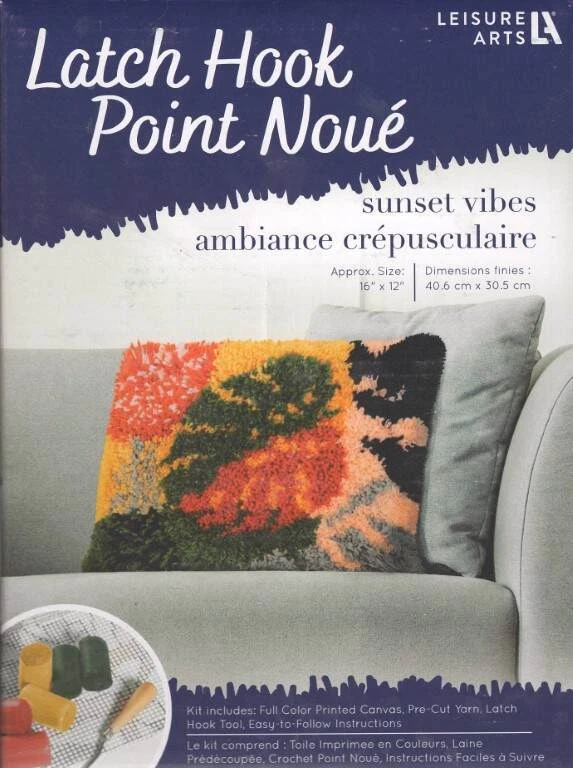 ¡¡¡NUEVO EN PAQUETE!!! KIT DE GANCHO DE CIERRE OCIO ARTES VIBRACIONES DE PUESTA DE SOL ¡¡¡SÚPER LINDO!!! TALLA 16" X 12" Foto 1 de 1