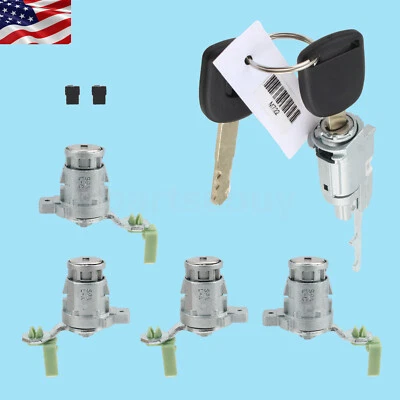 NEW For Honda CR-V 2005-2006 Ignition Switch & Door Lock Cylinders & 2 Keys US - Изображение 1 из 4