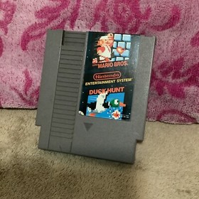 Vintage Nintendo NES Super Mario Bros Duck Hunt Game Cartridge 