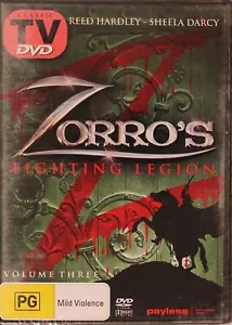 Zorro's Fighting Legion - Volume 3 (DVD) - New - Picture 1 of 2