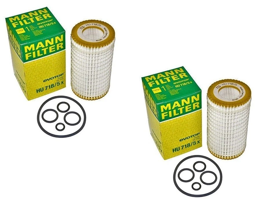 Juego de 2 pares de filtros de aceite de motor Mann para MB W203 W204 Chrysler Dodge Foto 1 de 1