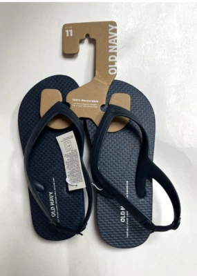 Chanclas Old Navy Niños Azul Marino con Correa Trasera Talla 11 NUEVAS con etiquetas Foto 1 de 4