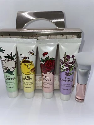 Juego de mascarilla y pinceles Tony Moly It’s The Few For Me té verde miel rosa lavanda Foto 1 de 4