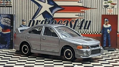 TOMICA MITSUBISHI LANCER EVOLUTION IV LOOSE 1:59 SCALE SPORT CAR HSTORY SERIES - Image 1 of 4